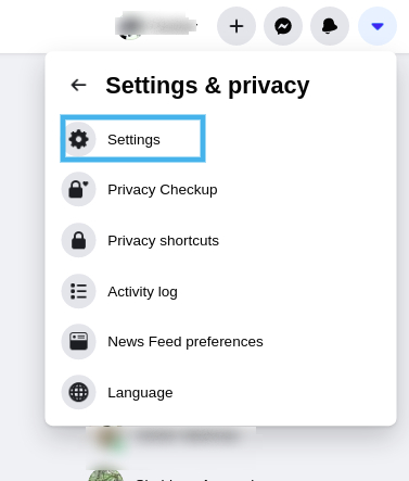 Settings and privacy