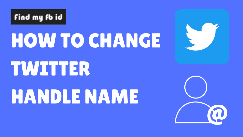 How to change twitter handle