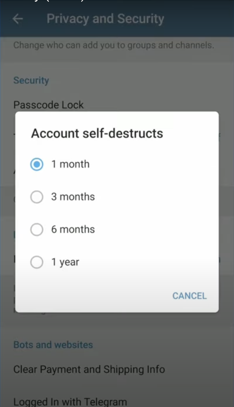 How To Delete Telegram Account Permanently (2022) - Random Tools Blog