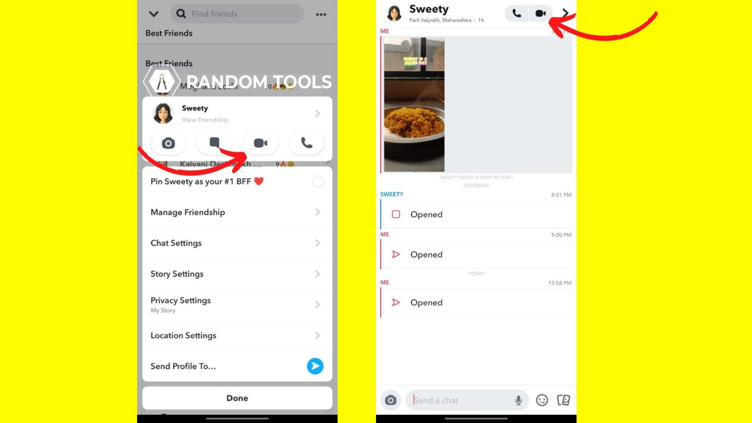 How to make a Snapchat call? Random Tools Blog