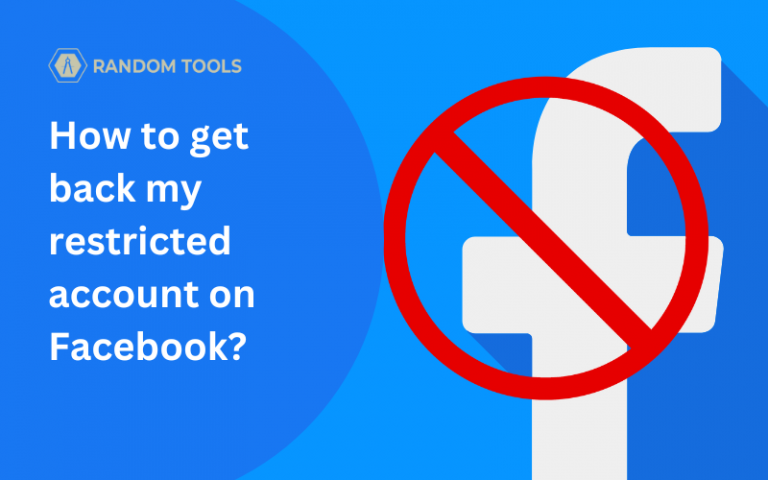 Restrict Tool How to Unrestrict on Facebook - The Easy Way - Random Tools Blog