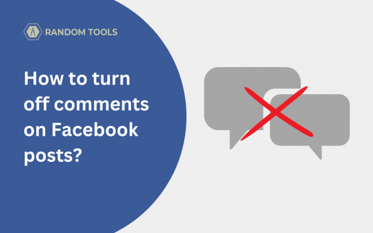 How to turn off comments on Facebook posts? - Random Tools Blog - Public Engagement List Facebook Turn Off