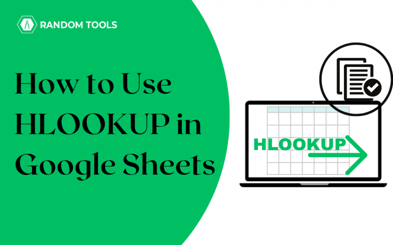 How to use HLOOKUP in Google Sheets