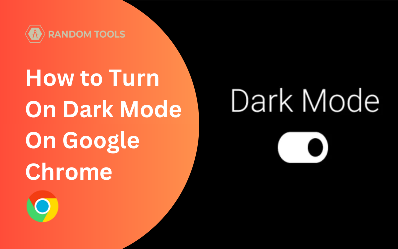 turn on dark mode on Google Chrome