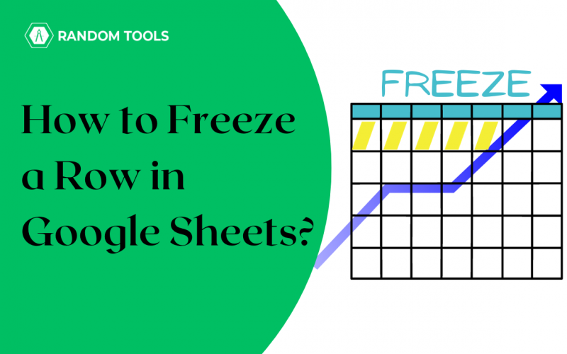 How to Freeze a row in Google Sheets