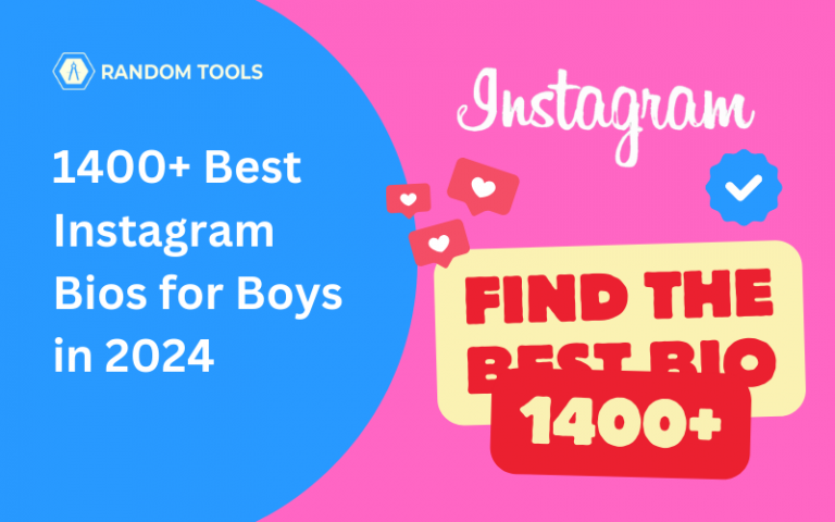 1400+ Instagram Bio for Boys in 2024: Stylish, Attitude & Love Bio