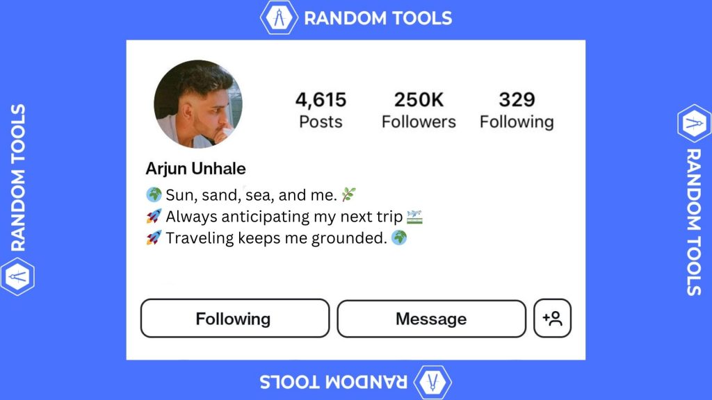 Travel Instagram Bios for Boys